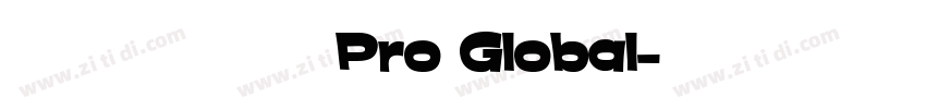 方正兰亭黑Pro Global字体转换